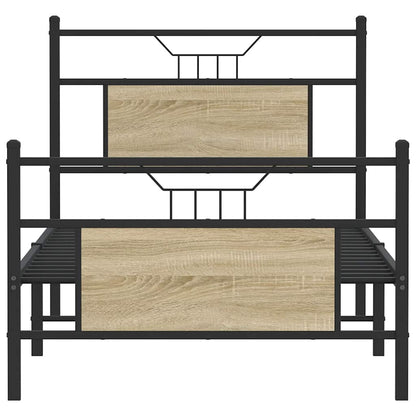 Giroletto senza Materasso Rovere Sonoma 80x200 cm in Truciolato | homemem39