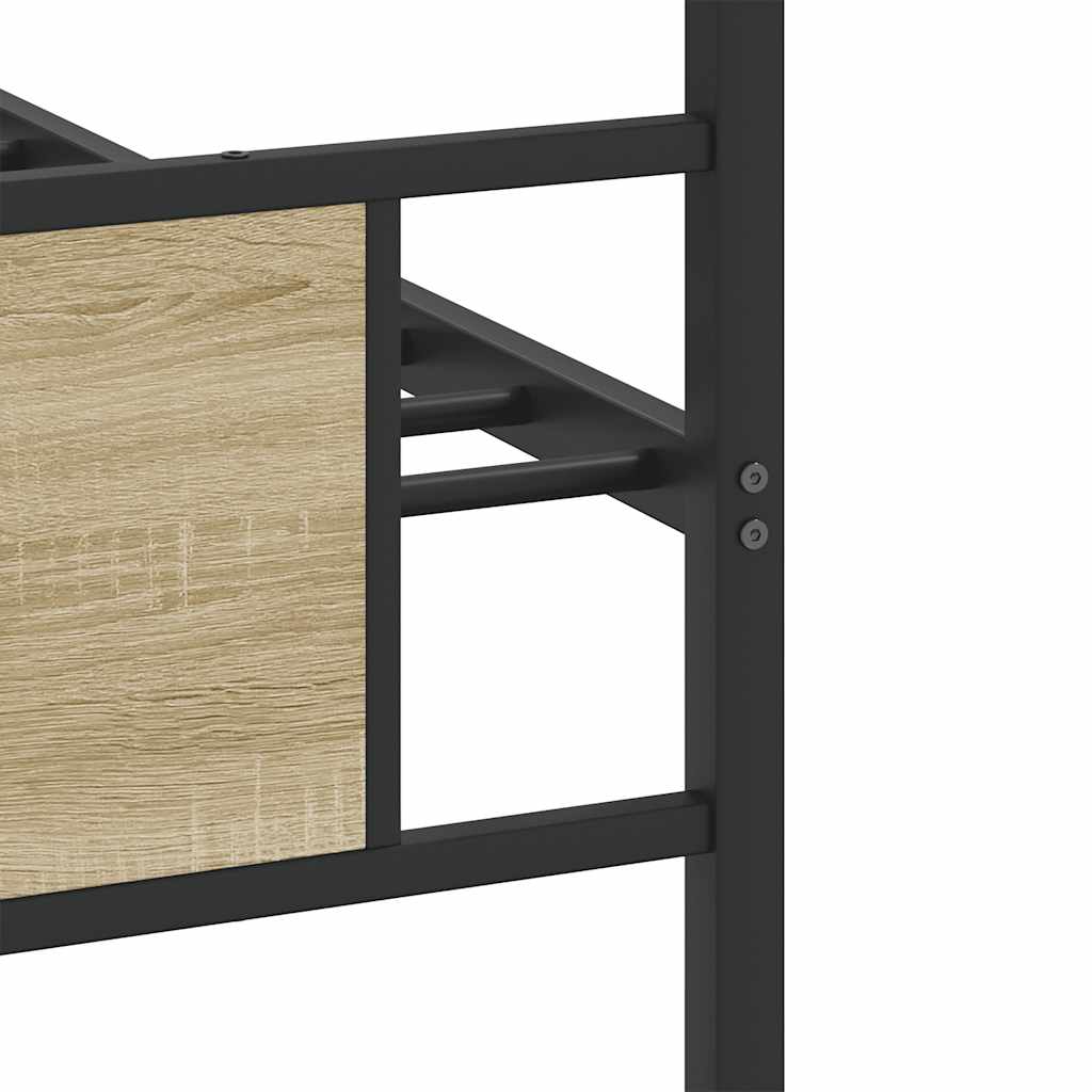 Giroletto senza Materasso Rovere Sonoma 80x200 cm in Truciolato | homemem39