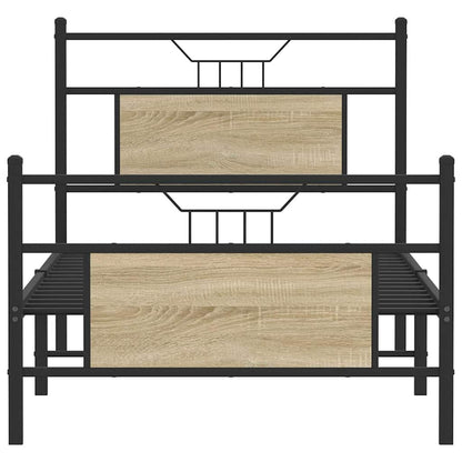 Giroletto senza Materasso Rovere Sonoma 90x200 cm in Truciolato | homemem39