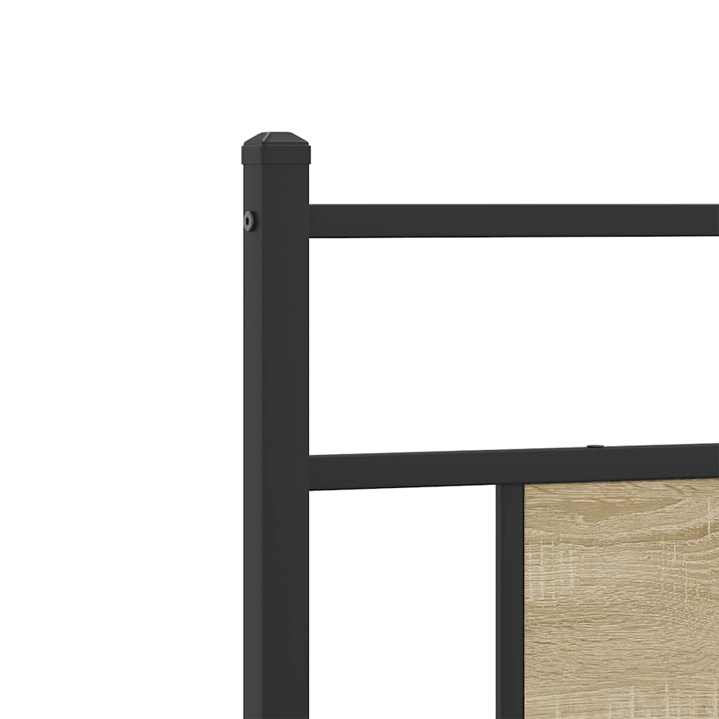 Giroletto senza Materasso Rovere Sonoma 90x200 cm in Truciolato | homemem39