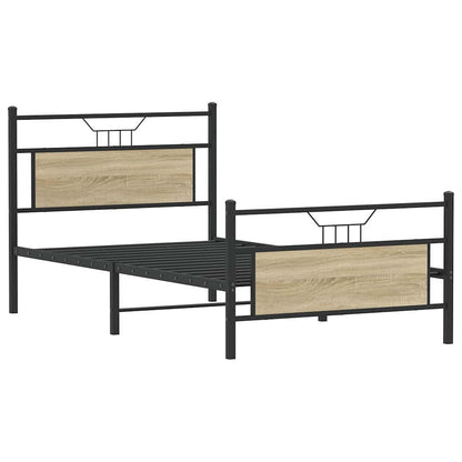 Giroletto senza Materasso Rovere Sonoma 107x203cm in Truciolato
