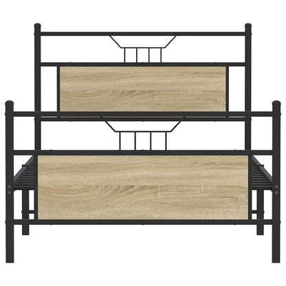 Giroletto senza Materasso Rovere Sonoma 107x203cm in Truciolato