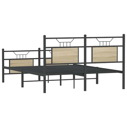Giroletto senza Materasso Rovere Sonoma 140x190cm in Truciolato | homemem39