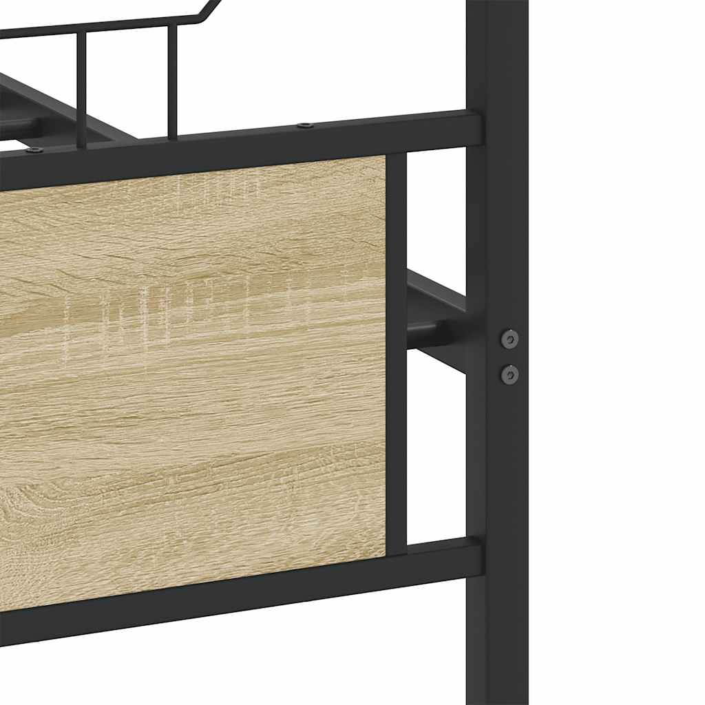 Giroletto senza Materasso Rovere Sonoma 140x190cm in Truciolato | homemem39