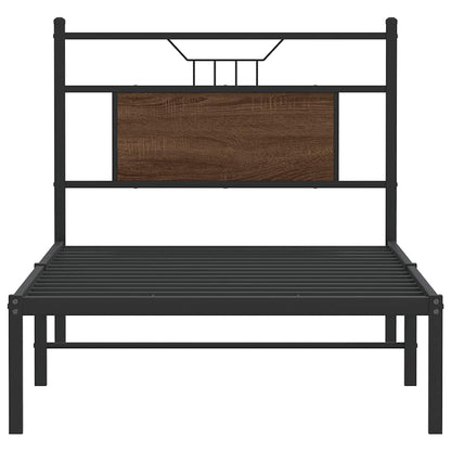 Giroletto senza Materasso Rovere Marrone 90x190cm in Truciolato | homemem39