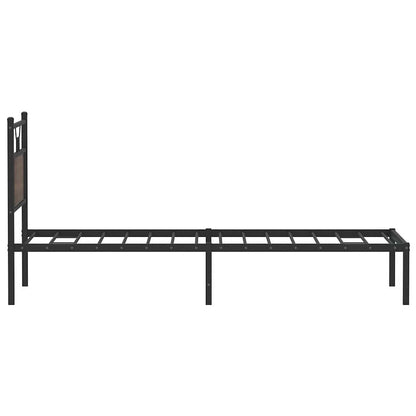 Giroletto senza Materasso Rovere Marrone 90x190cm in Truciolato | homemem39
