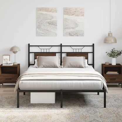 Giroletto senza Materasso Rovere Marrone 140x200 cm Truciolato