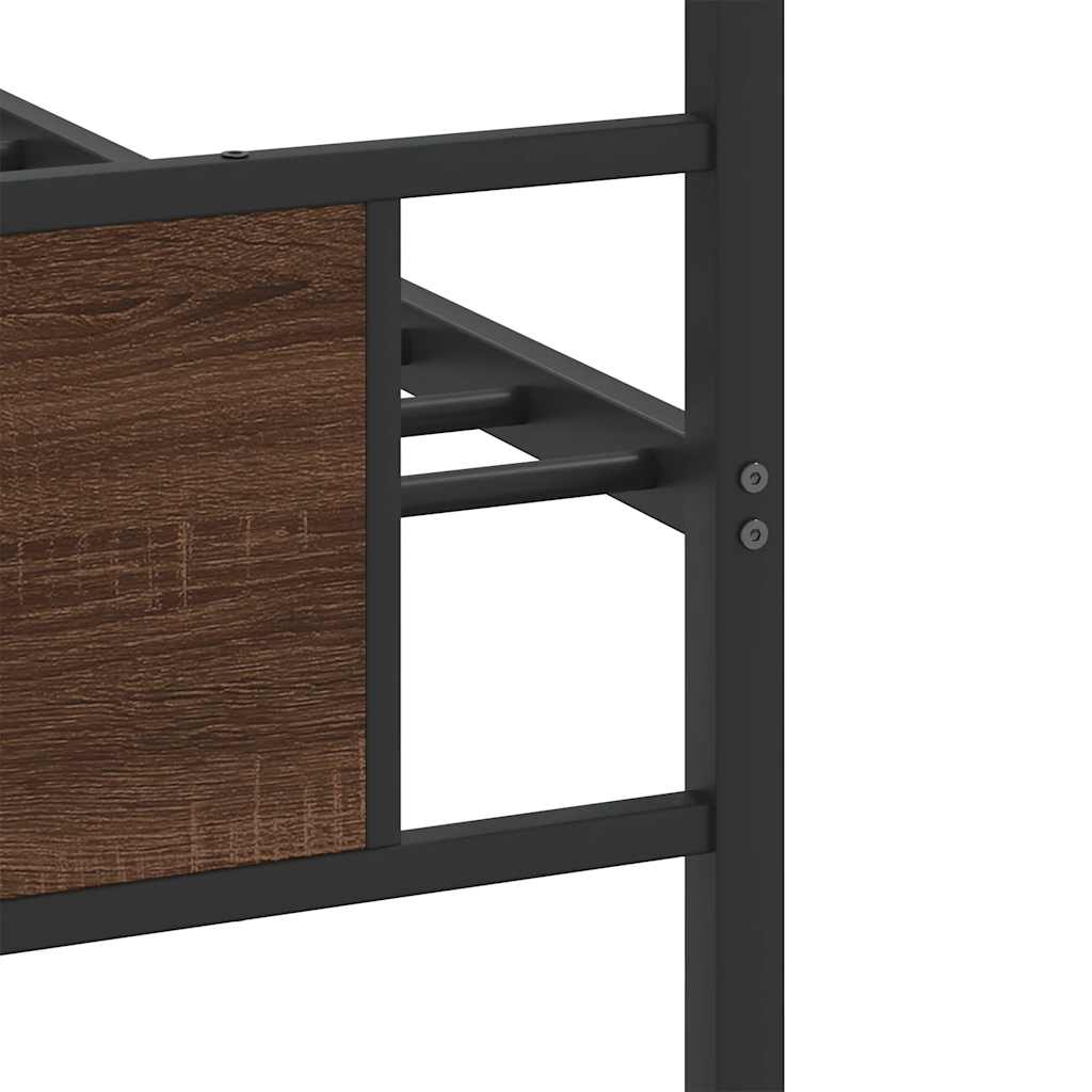 Giroletto senza Materasso Rovere Marrone 75x190cm in Truciolato | homemem39