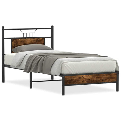Giroletto senza Materasso Rovere Fumo 75x190 cm in Truciolato | homemem39