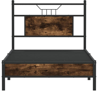 Giroletto senza Materasso Rovere Fumo 75x190 cm in Truciolato | homemem39
