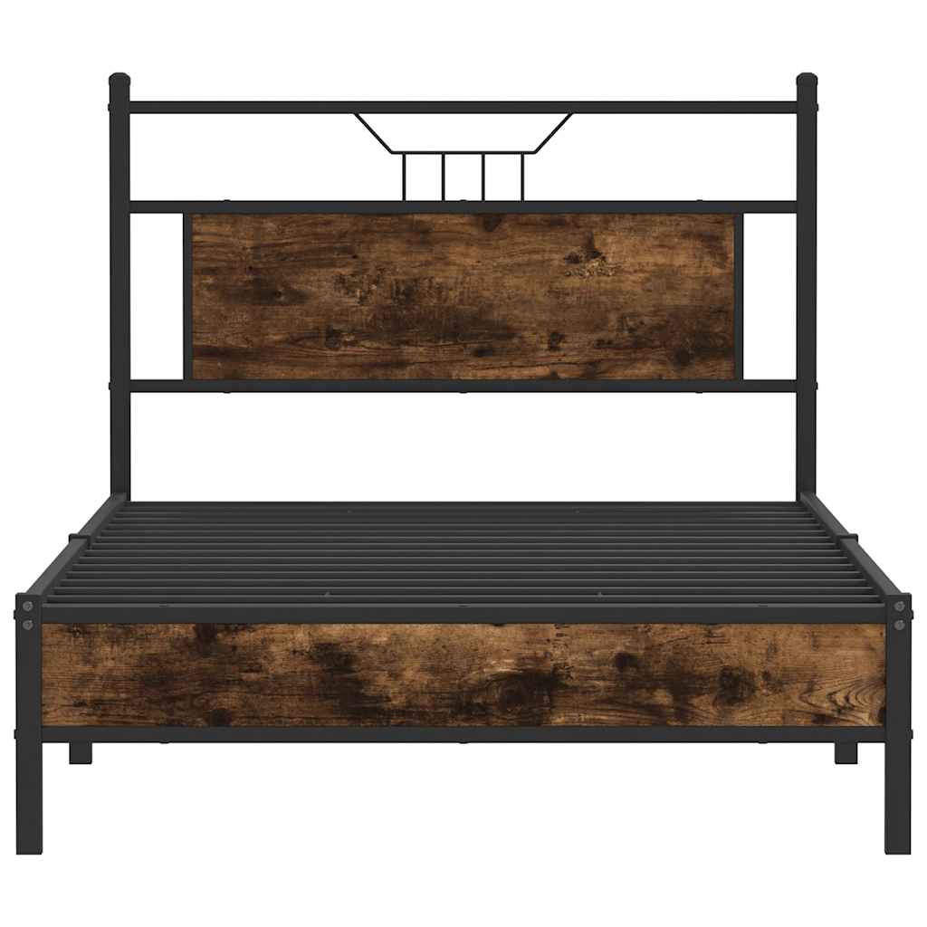 Giroletto senza Materasso Rovere Fumo 107x203 cm in Truciolato | homemem39