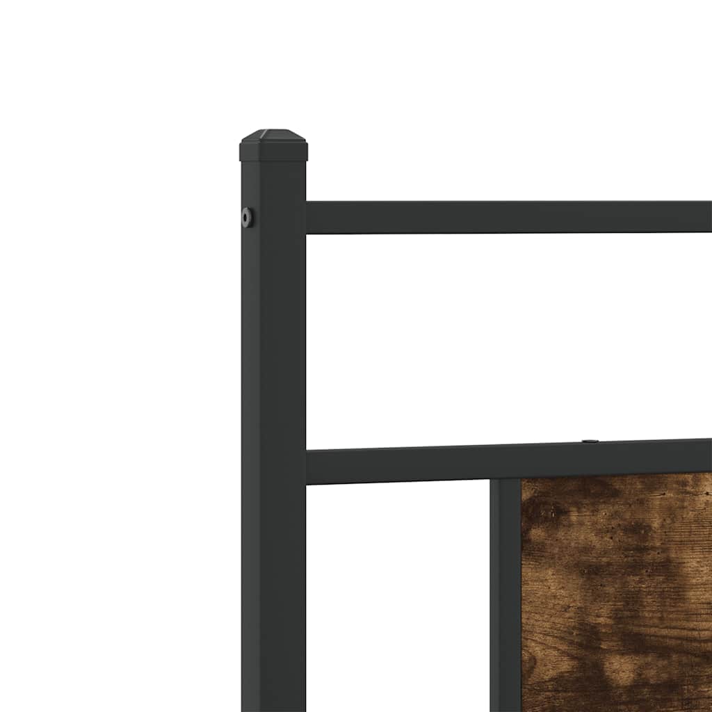 Giroletto senza Materasso Rovere Fumo 107x203 cm in Truciolato | homemem39