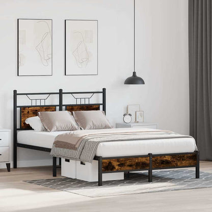 Giroletto senza Materasso Rovere Fumo 120x200 cm in Truciolato