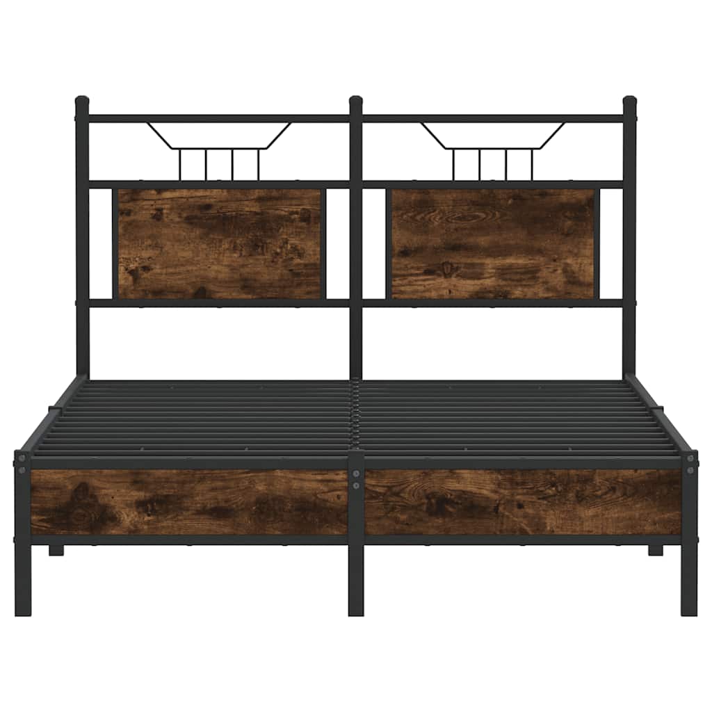Giroletto senza Materasso Rovere Fumo 120x200 cm in Truciolato
