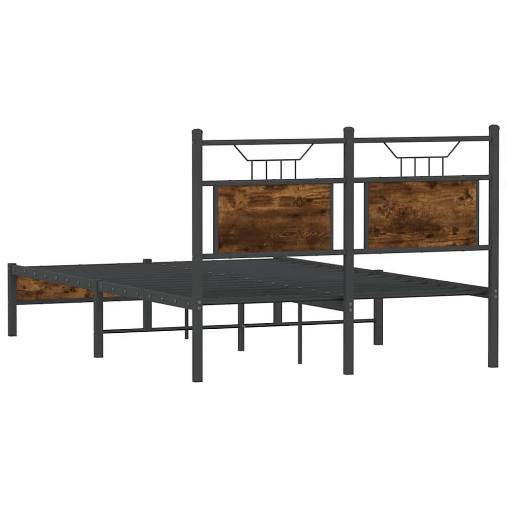 Giroletto senza Materasso Rovere Fumo 120x200 cm in Truciolato | homemem39