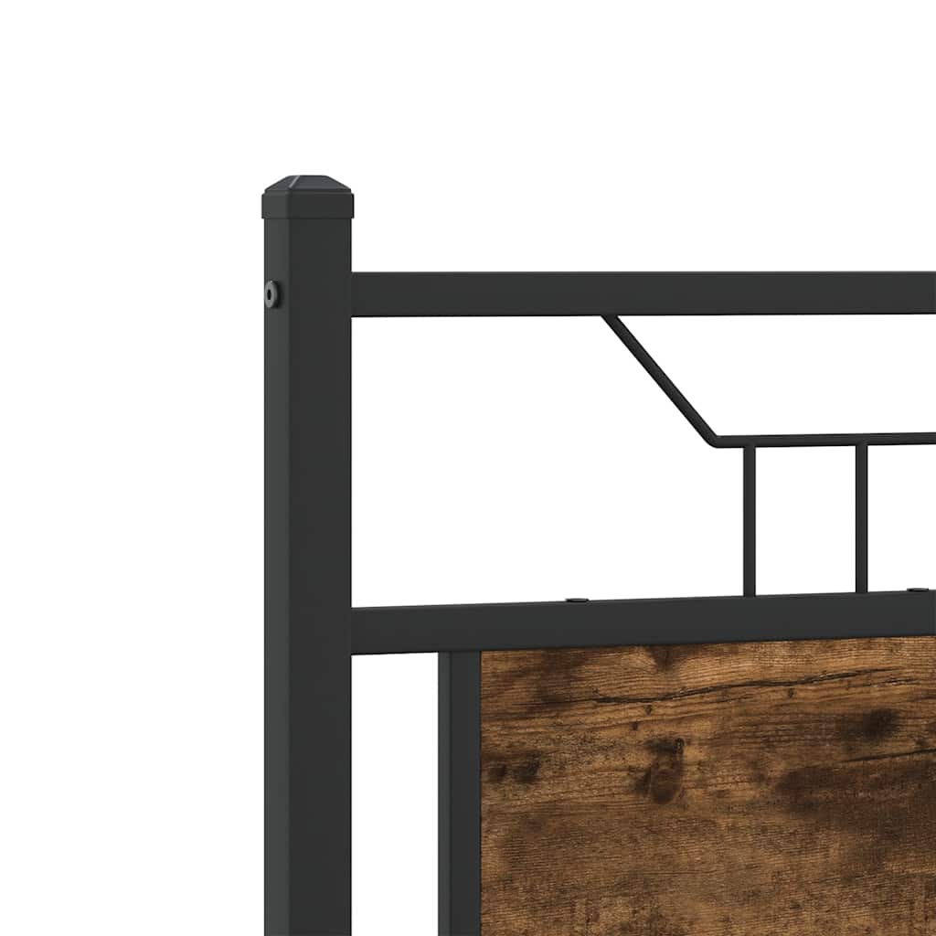 Giroletto senza Materasso Rovere Fumo 120x200 cm in Truciolato | homemem39