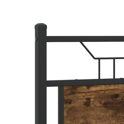 Giroletto senza Materasso Rovere Fumo 120x200 cm in Truciolato | homemem39