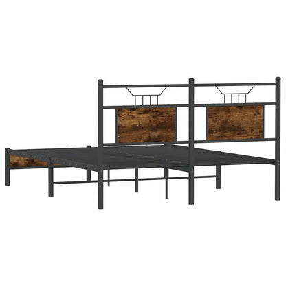 Giroletto senza Materasso Rovere Fumo 140x190 cm in Truciolato | homemem39