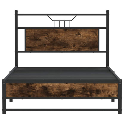 Giroletto senza Materasso Rovere Fumo 107x203 cm in Truciolato | homemem39