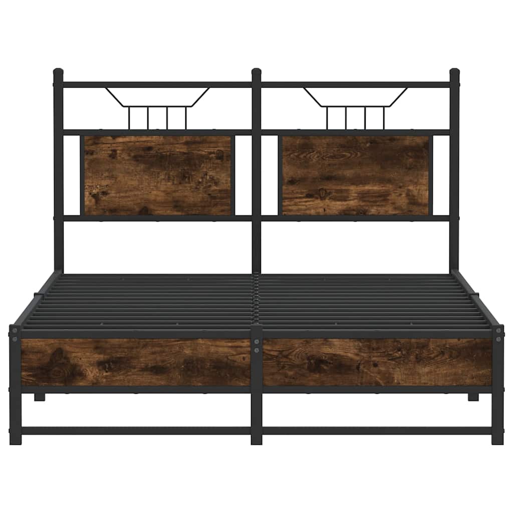 Giroletto senza Materasso Rovere Fumo 120x190 cm in Truciolato | homemem39