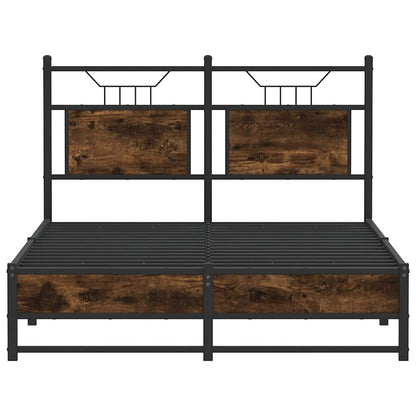 Giroletto senza Materasso Rovere Fumo 120x190 cm in Truciolato | homemem39