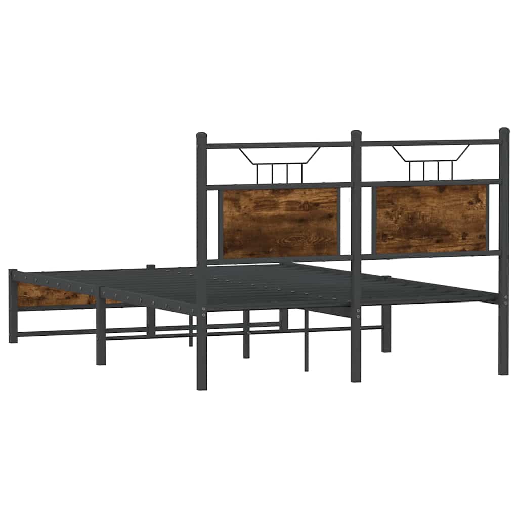 Giroletto senza Materasso Rovere Fumo 120x190 cm in Truciolato | homemem39