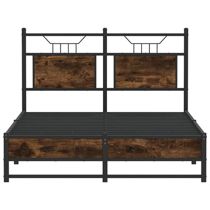 Giroletto senza Materasso Rovere Fumo 120x200 cm in Truciolato