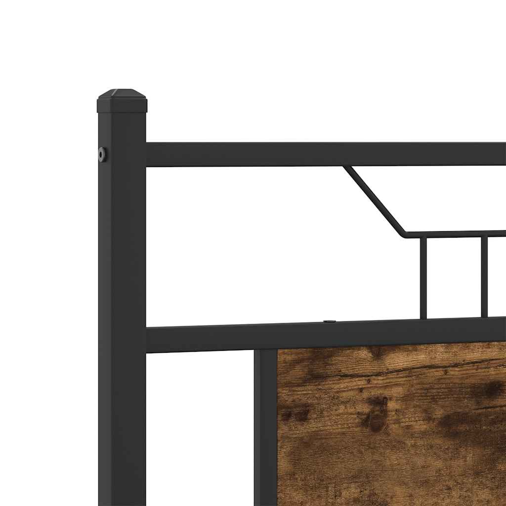 Giroletto senza Materasso Rovere Fumo 150x200 cm in Truciolato | homemem39