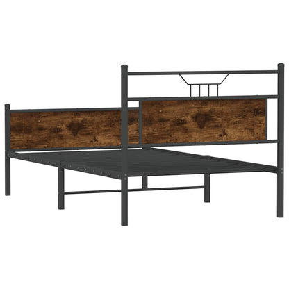 Giroletto senza Materasso Rovere Fumo 100x190 cm in Truciolato | homemem39
