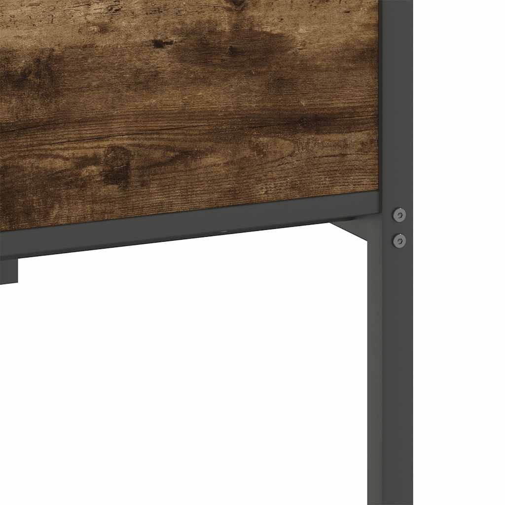 Giroletto senza Materasso Rovere Fumo 100x190 cm in Truciolato | homemem39