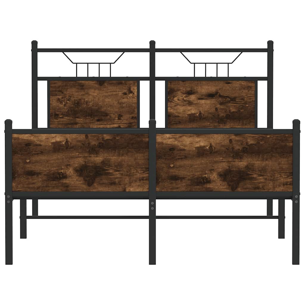 Giroletto senza Materasso Rovere Fumo 120x200 cm in Truciolato | homemem39