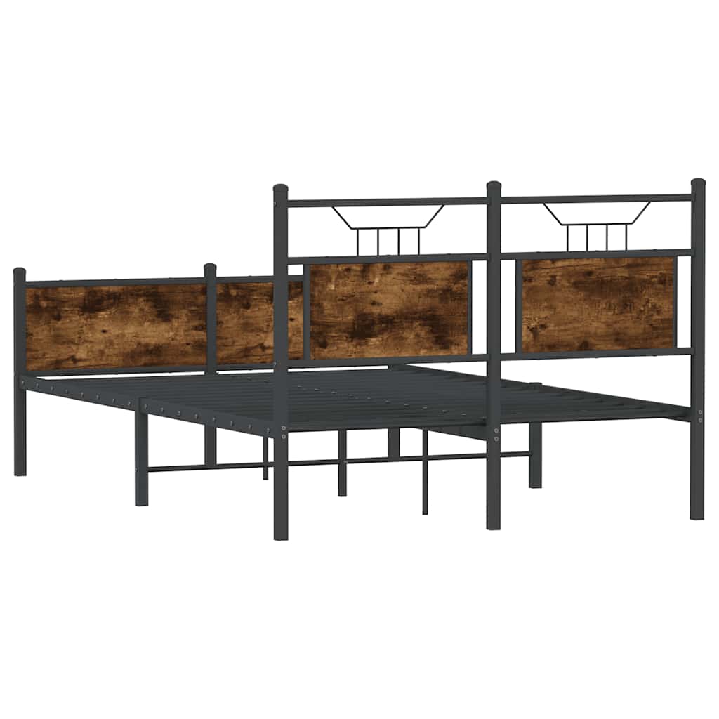 Giroletto senza Materasso Rovere Fumo 120x200 cm in Truciolato | homemem39