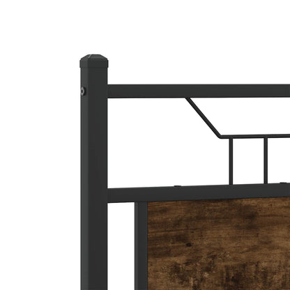 Giroletto senza Materasso Rovere Fumo 120x200 cm in Truciolato | homemem39