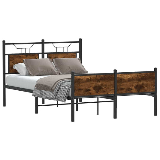 Giroletto senza Materasso Rovere Fumo 120x200 cm in Truciolato | homemem39