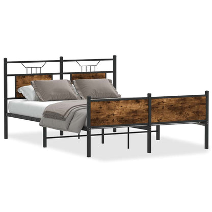 Giroletto senza Materasso Rovere Fumo 140x200 cm in Truciolato | homemem39