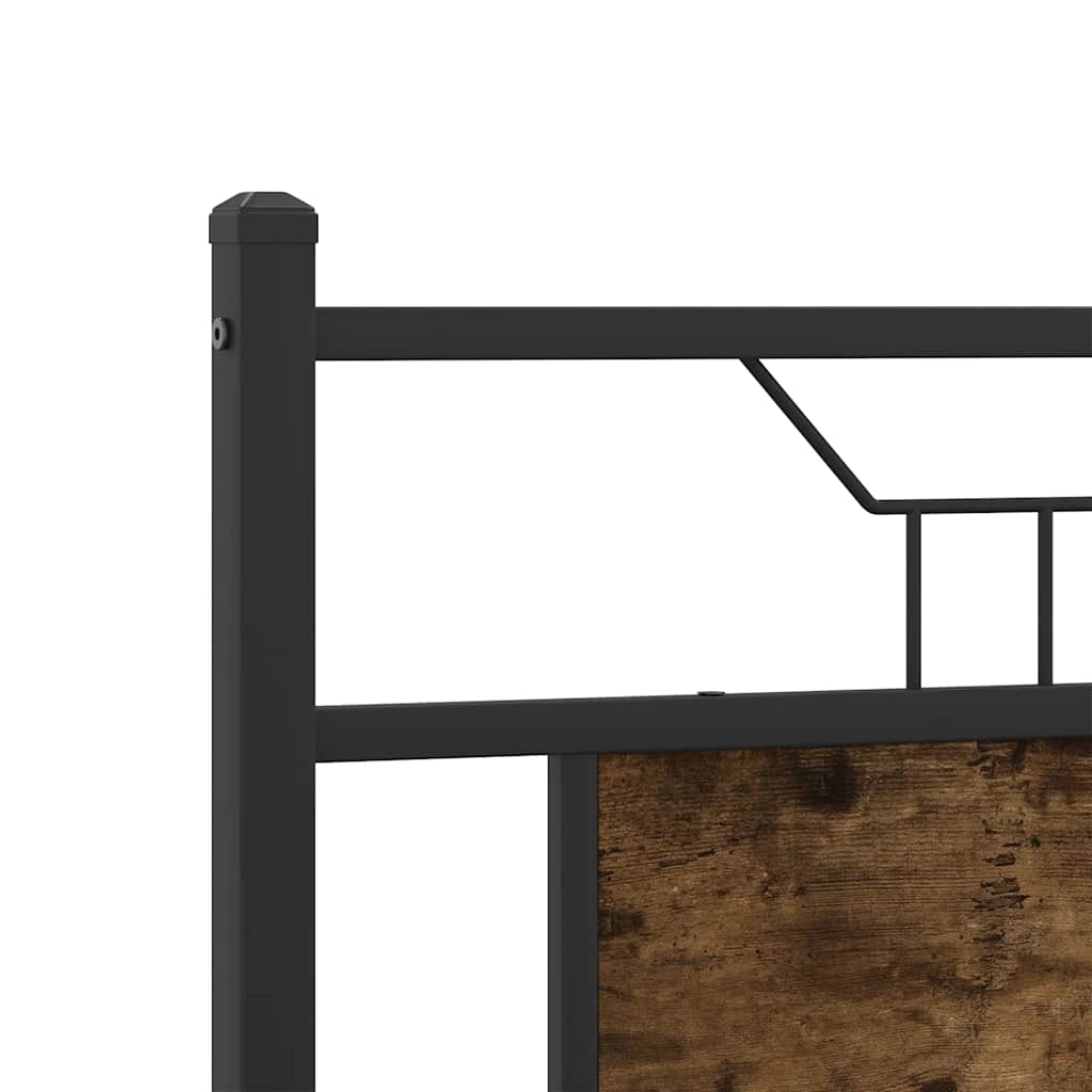 Giroletto senza Materasso Rovere Fumo 140x200 cm in Truciolato | homemem39