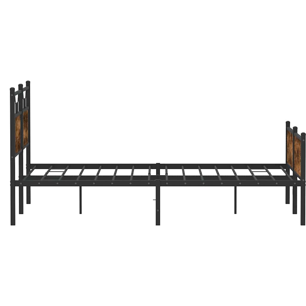 Giroletto senza Materasso Rovere Fumo 150x200 cm in Truciolato | homemem39