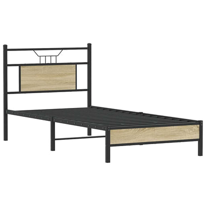Giroletto senza Materasso Rovere Sonoma 75x190 cm in Truciolato | homemem39