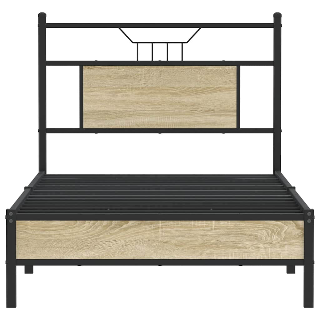 Giroletto senza Materasso Rovere Sonoma 75x190 cm in Truciolato | homemem39