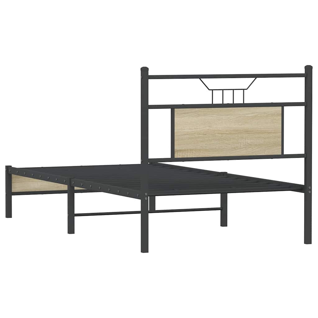 Giroletto senza Materasso Rovere Sonoma 75x190 cm in Truciolato | homemem39