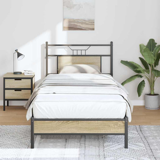 Giroletto senza Materasso Rovere Sonoma 75x190 cm in Truciolato | homemem39