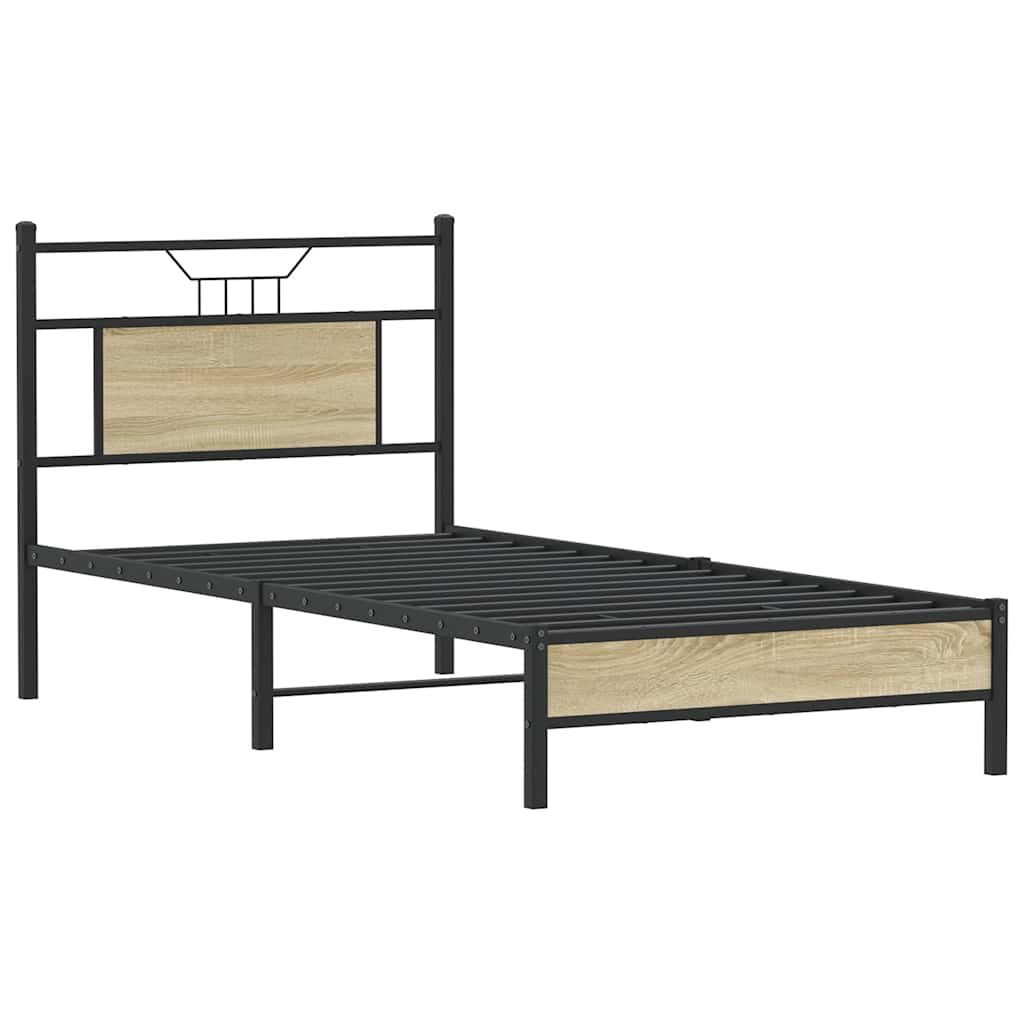 Giroletto senza Materasso Rovere Sonoma 80x200 cm in Truciolato | homemem39