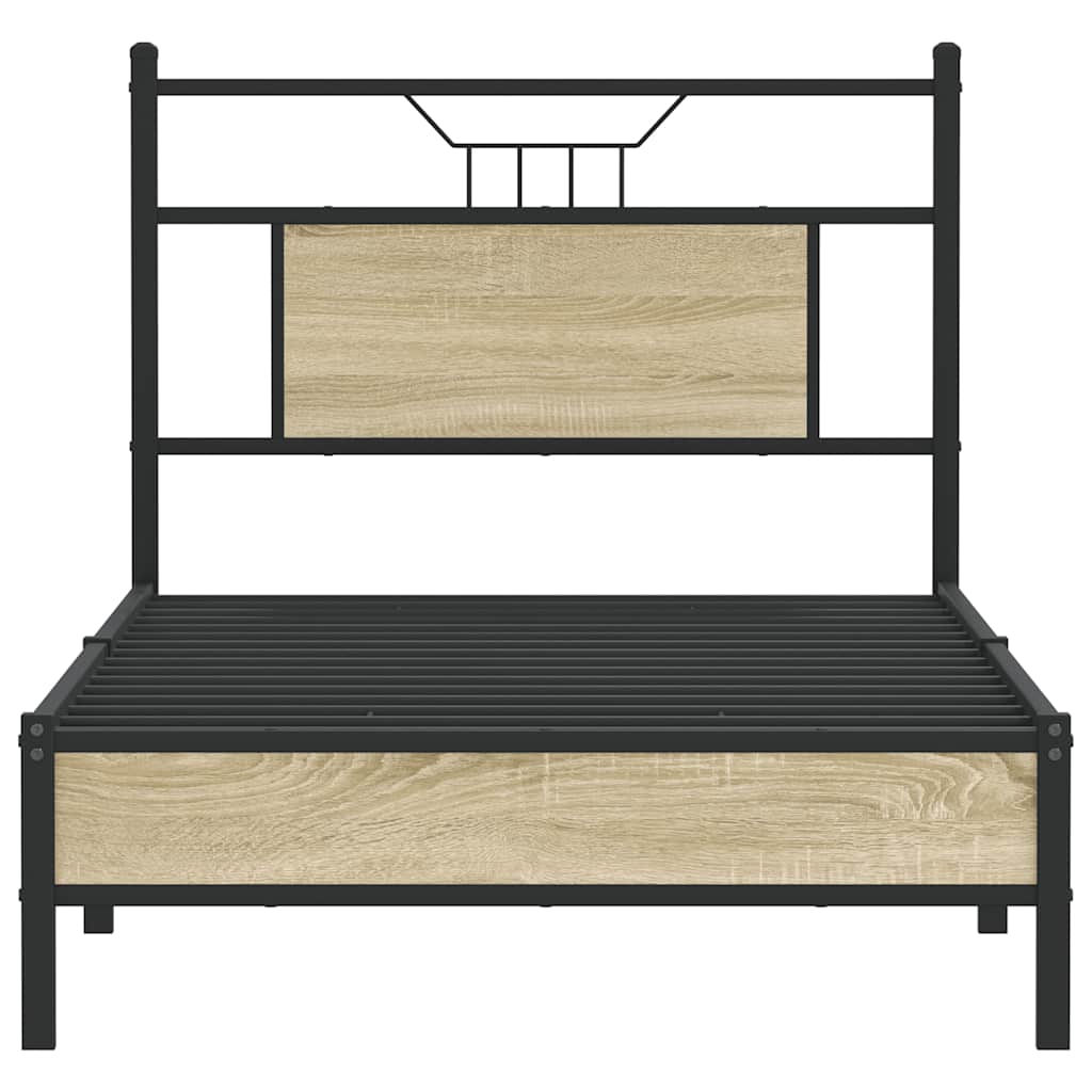 Giroletto senza Materasso Rovere Sonoma 80x200 cm in Truciolato | homemem39