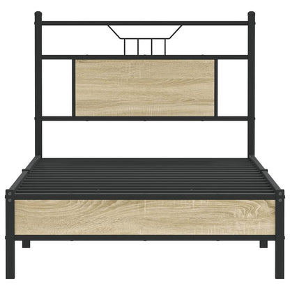 Giroletto senza Materasso Rovere Sonoma 80x200 cm in Truciolato | homemem39