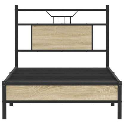 Giroletto senza Materasso Rovere Sonoma 90x200 cm in Truciolato | homemem39
