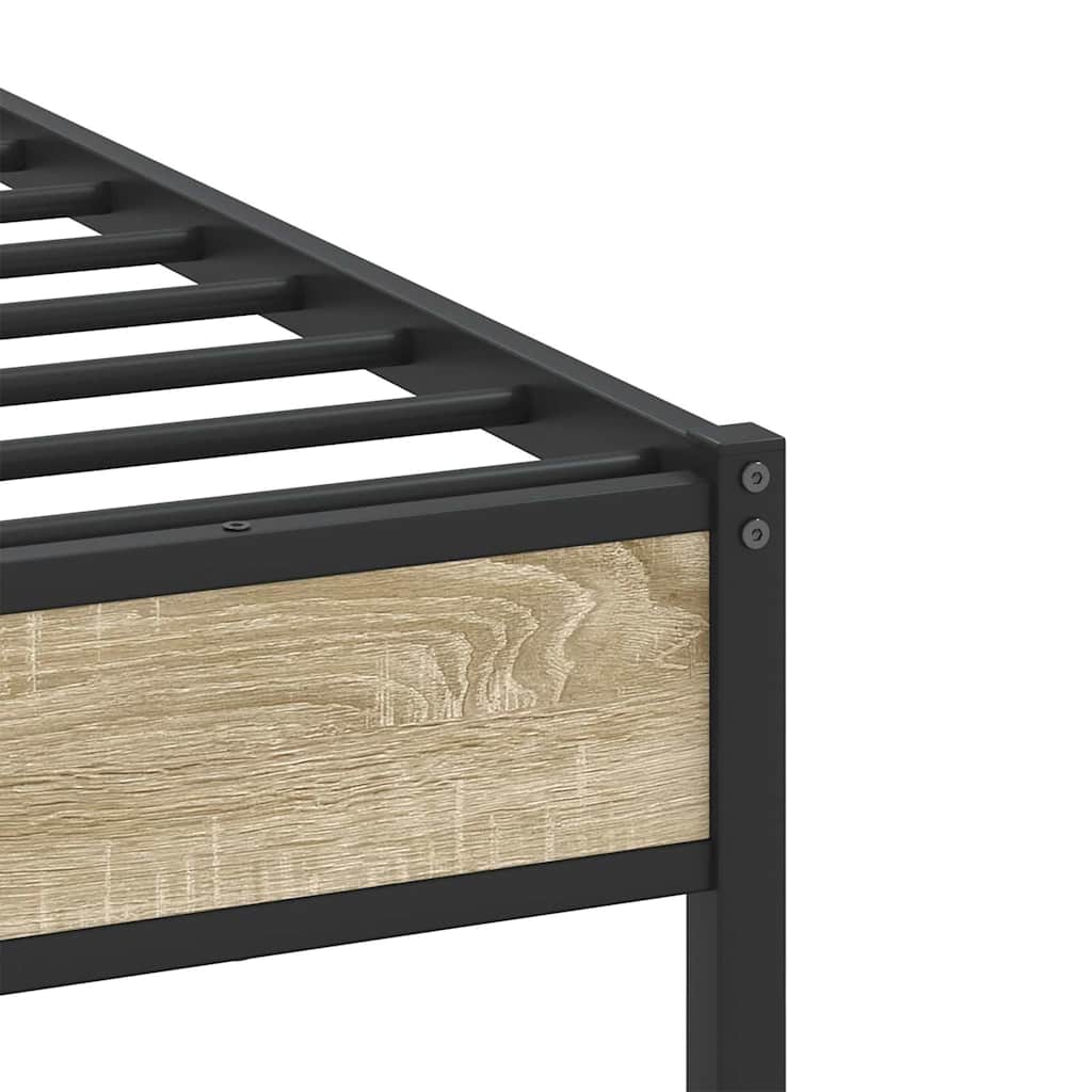 Giroletto senza Materasso Rovere Sonoma 90x200 cm in Truciolato | homemem39