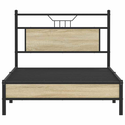 Giroletto senza Materasso Rovere Sonoma 100x200cm in Truciolato