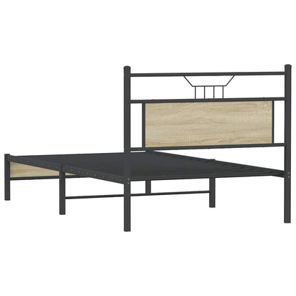 Giroletto senza Materasso Rovere Sonoma 107x203cm in Truciolato | homemem39