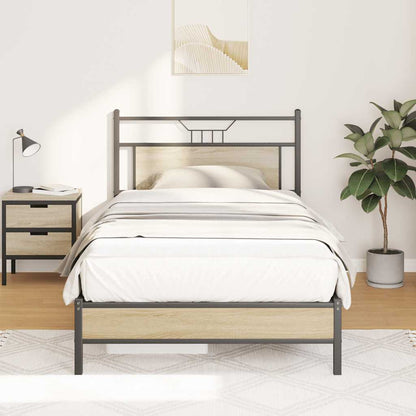 Giroletto senza Materasso Rovere Sonoma 107x203cm in Truciolato | homemem39