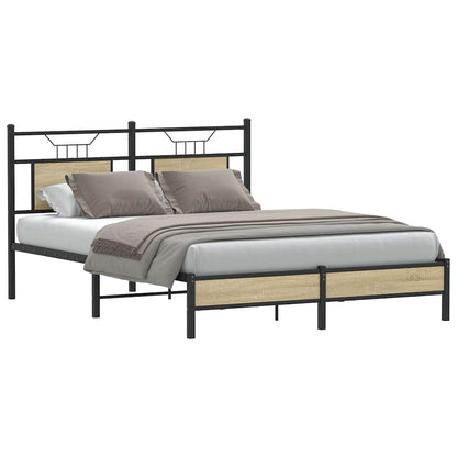 Giroletto senza Materasso Rovere Sonoma 140x190cm in Truciolato | homemem39